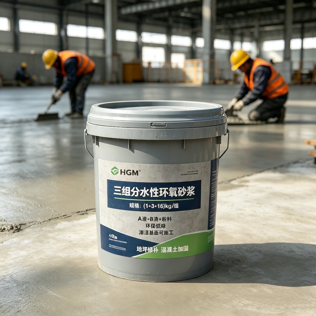 崇文三组份水性环氧砂浆